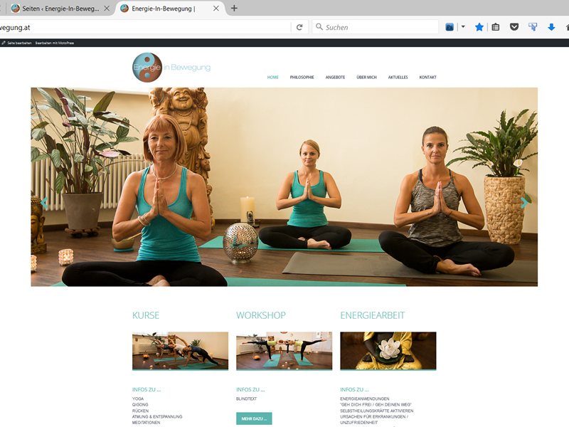 Die neue Website ist online …